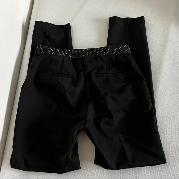 Zara Basic Collection Size Small Trouser Pants Work Business Side Pockets Black - Picture 2 of 8